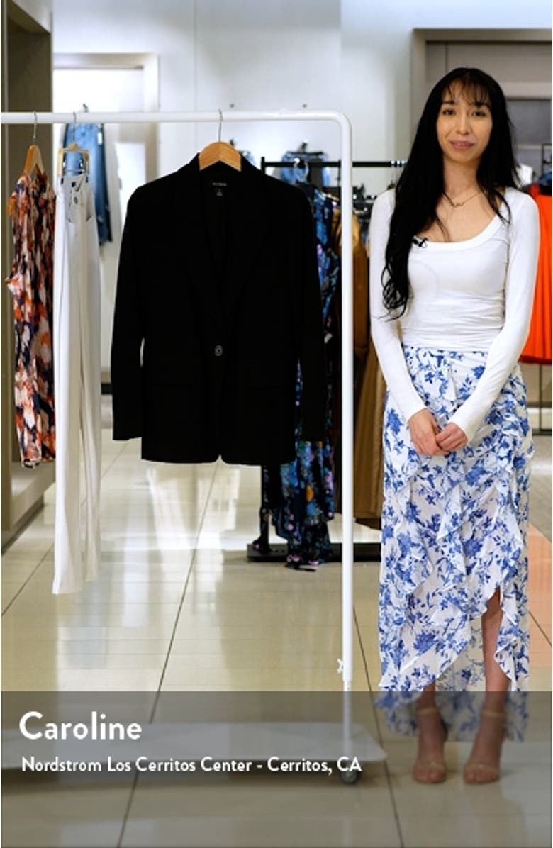 Single Button Relaxed Blazer, sales video thumbnail