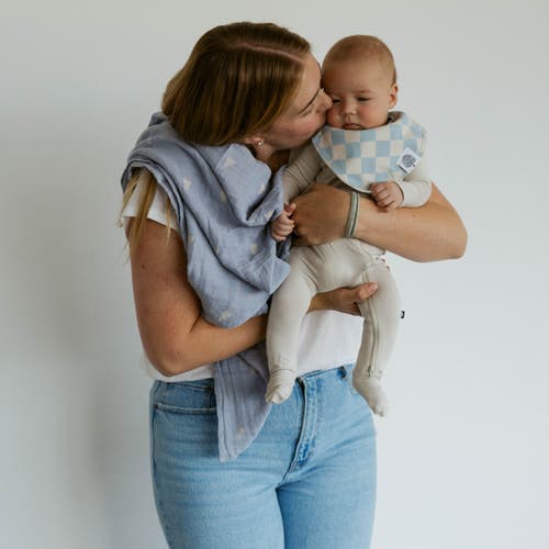 Parker Baby Co. Bandana Bib Set In Multi
