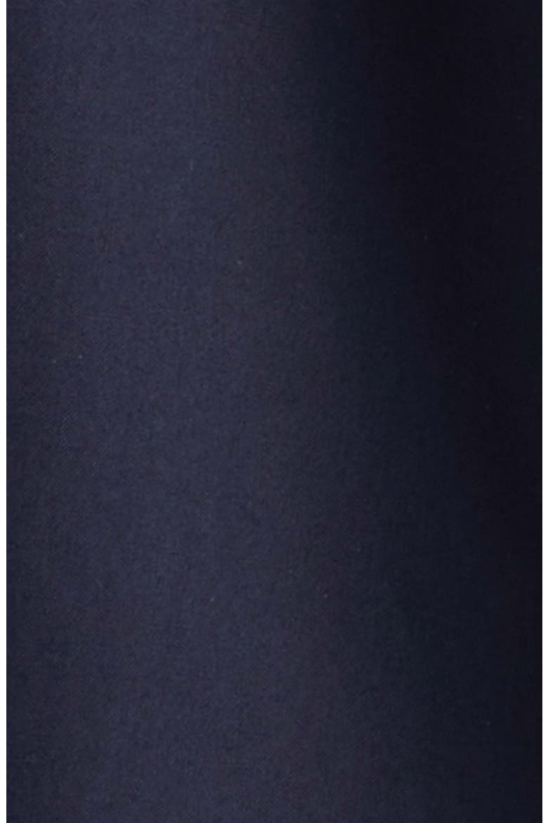 Annie Bonded Cotton Trench Coat, Alternate, color, NAVY