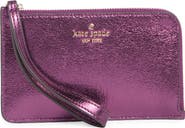 Kate Spade New York Small L-Zip Leather Wristlet