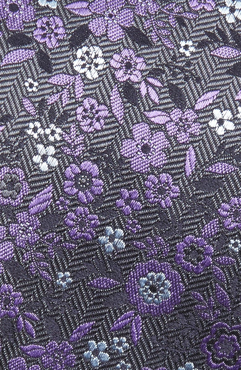 Canali Floral Silk Tie, Alternate, color,