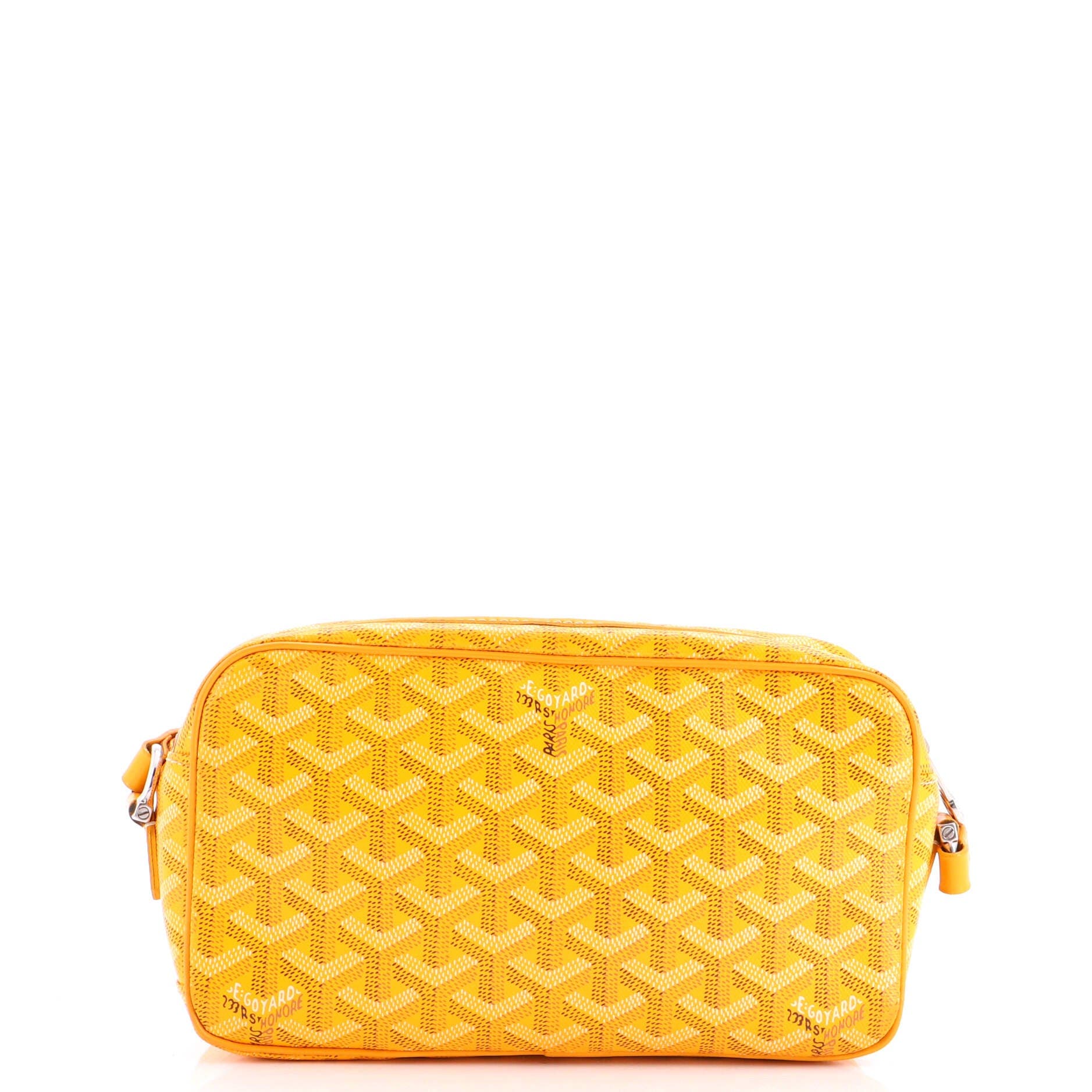 Pre-Owned Goyard Cap Vert Bag Coated Canvas, Alternate, color, Yellow