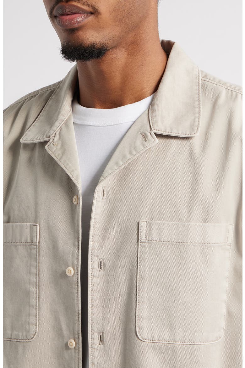 Short Sleeve Mechanic Shirt, Alternate, color, GREY OWL