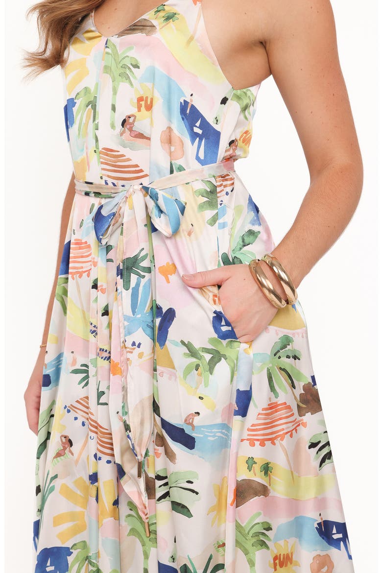 Coralee Maxi Dress, Alternate, color, CREAM RESORT ISLE
