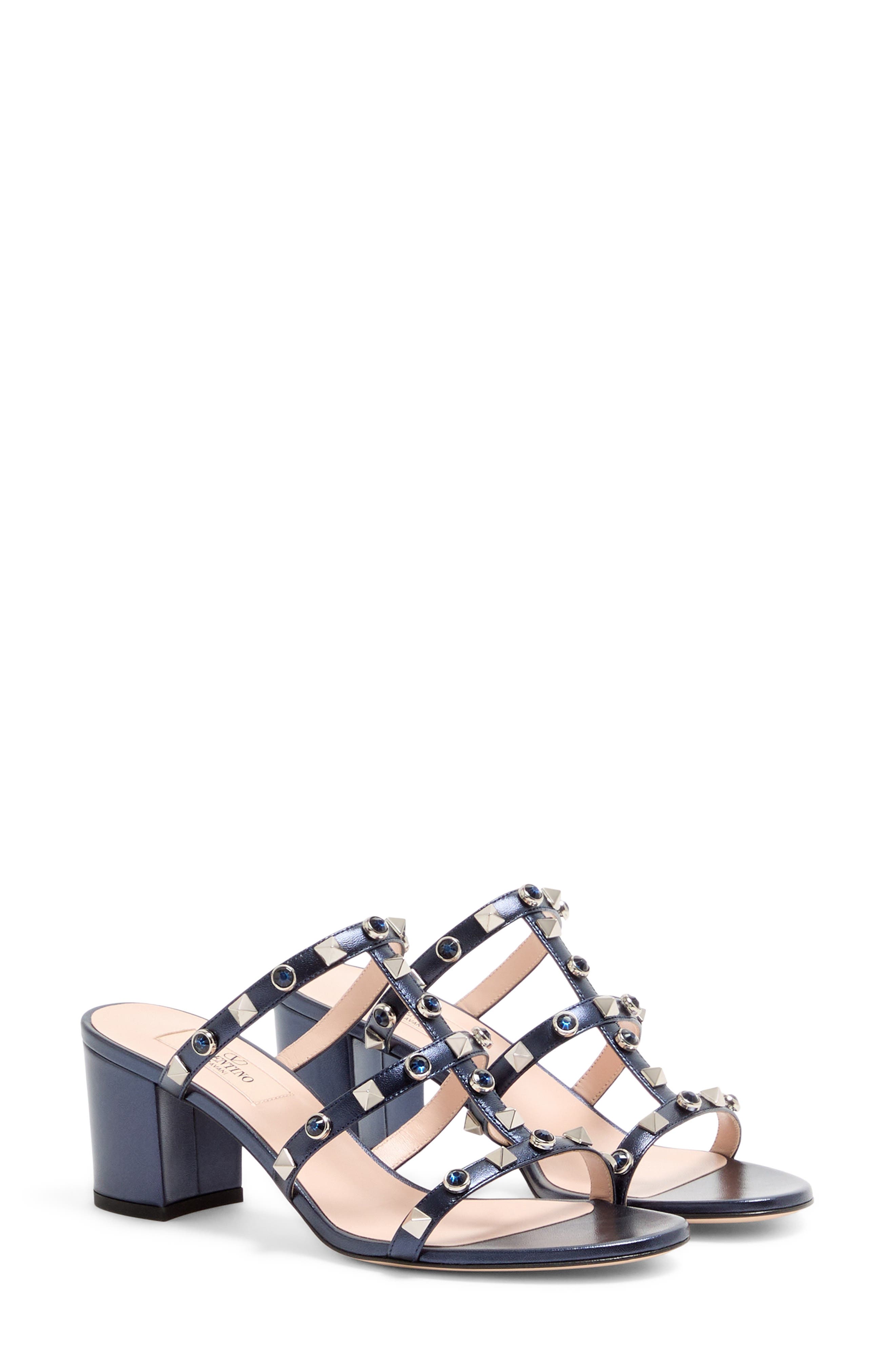 Valentino Garavani Rockstud Slide Sandal, Main, color, 