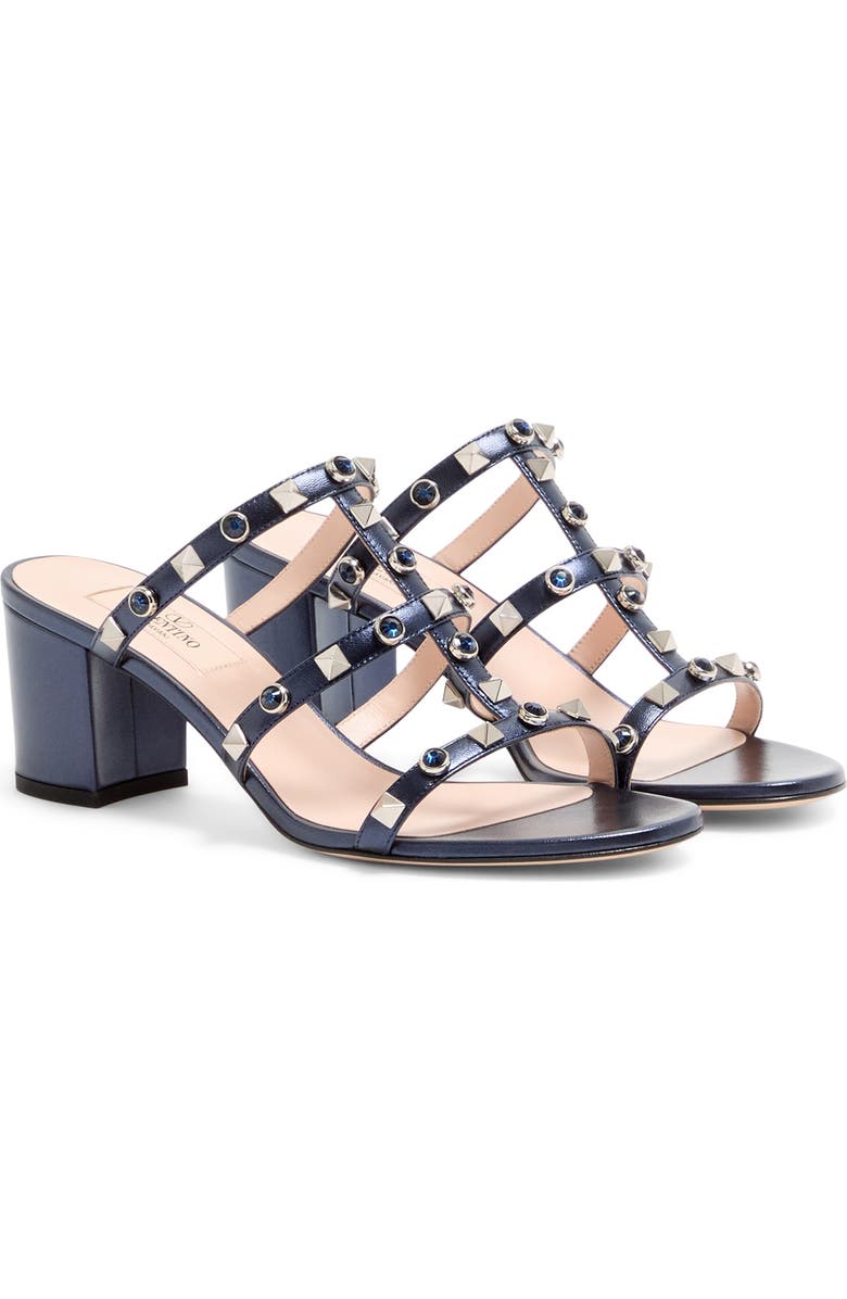 Valentino Garavani Rockstud Slide Sandal, Main, color,