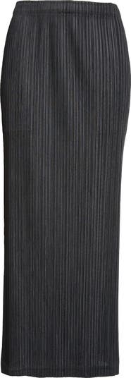 VIP【関税送料無料】希少 ISSEY MIYAKE BLACK MIDI SKIRT Issey Miyake Pleats Please black maxi skirt - VANIITAS
