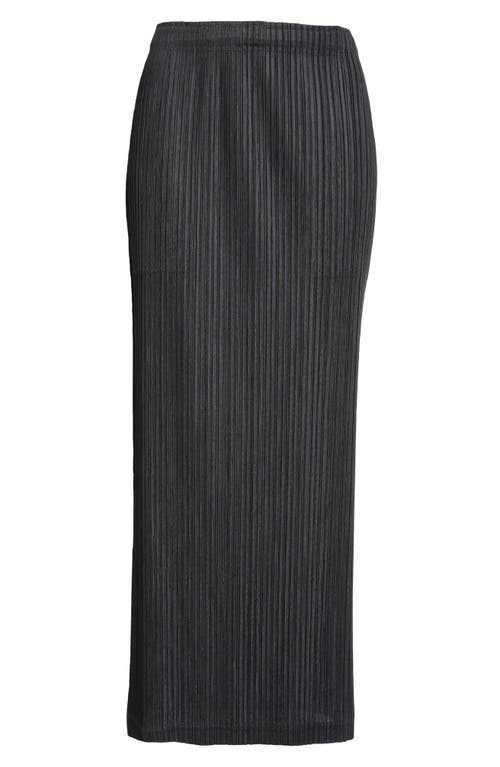 ISSEY MIYAKE PLEATS PLEASE ISSEY MIYAKE PLEATED MIDI SKIRT