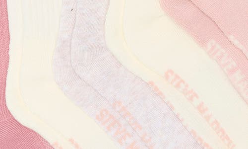 Steve Madden 5-pack Crew Socks In Multi