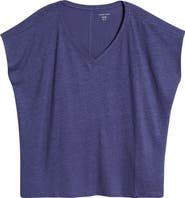 Eileen Fisher V-Neck Organic Linen T-Shirt