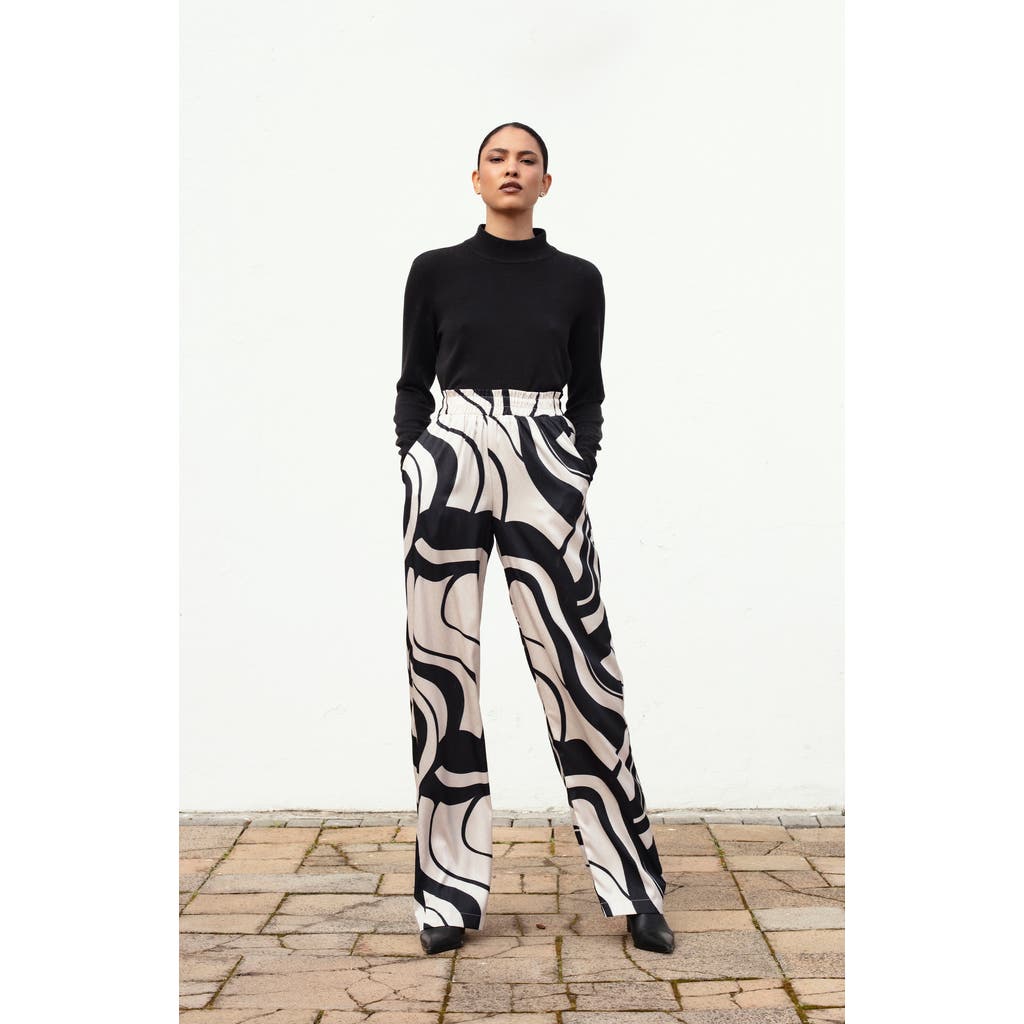 Diarrablu Leer Pants In Luze Noir