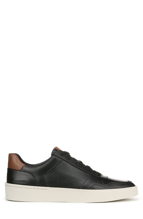 Vince Peyton Sneaker In Black/elmwood