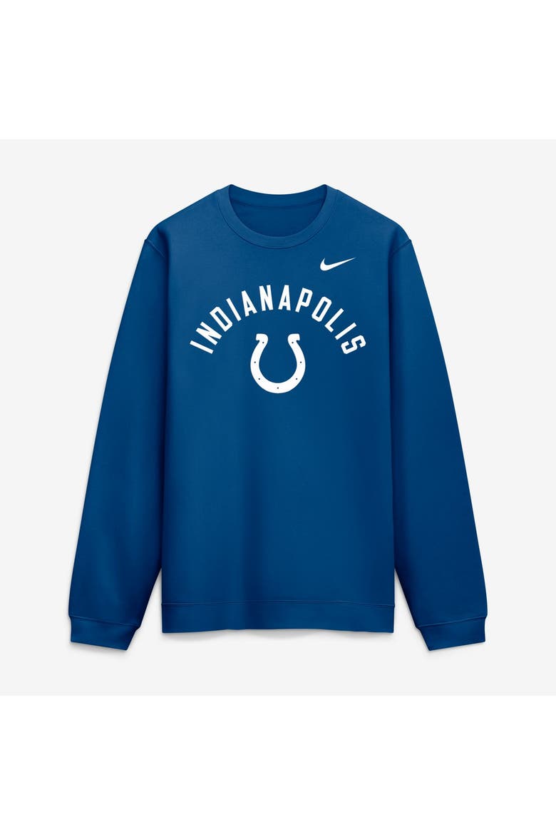 Men's Nike Royal Indianapolis Colts Primetime Club Sweatshirt, Main, color, Royal