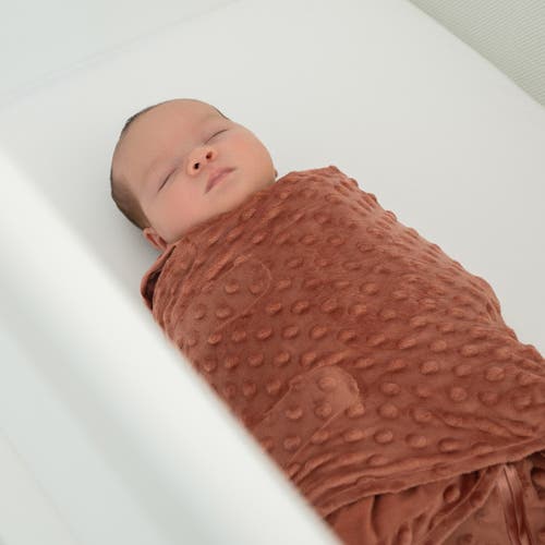 Halo Plush Dots Velboa 3.0 Tog Sleepsack Swaddle In Brown