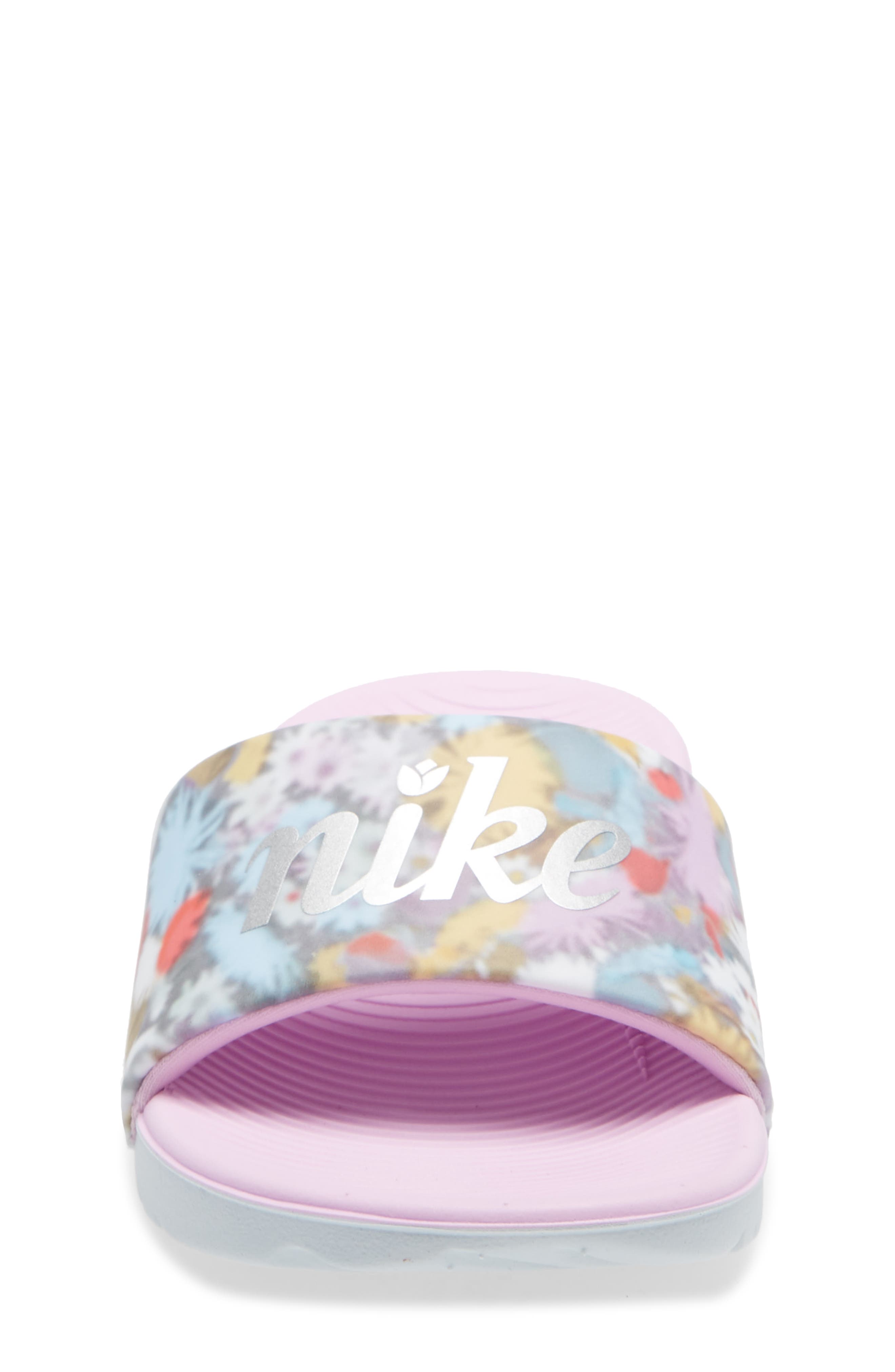 Nike Kawa Metallic Slide Sandal, Alternate, color, 