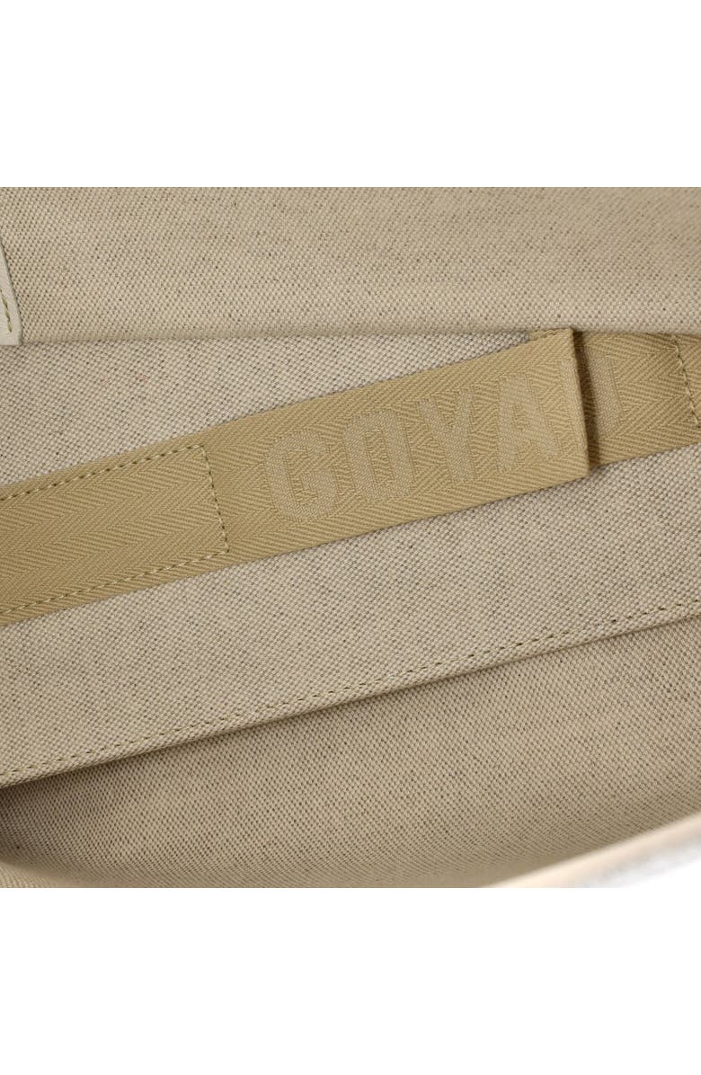 Pre-Owned Goyard Rouette Bag Coated Canvas PM, Alternate, color, White