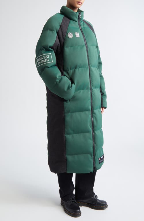 Off Season Nfl Team Water Repellent Puffer Jacket In Green