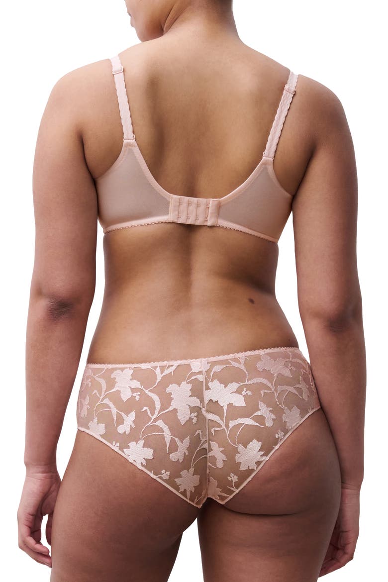 Idyll Underwire Unlined Bra, Alternate, color, TAFFETA PINK