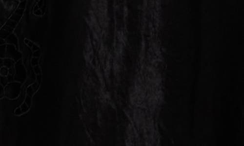 Rails Mckenna Lace Trim Midi Dress In Black