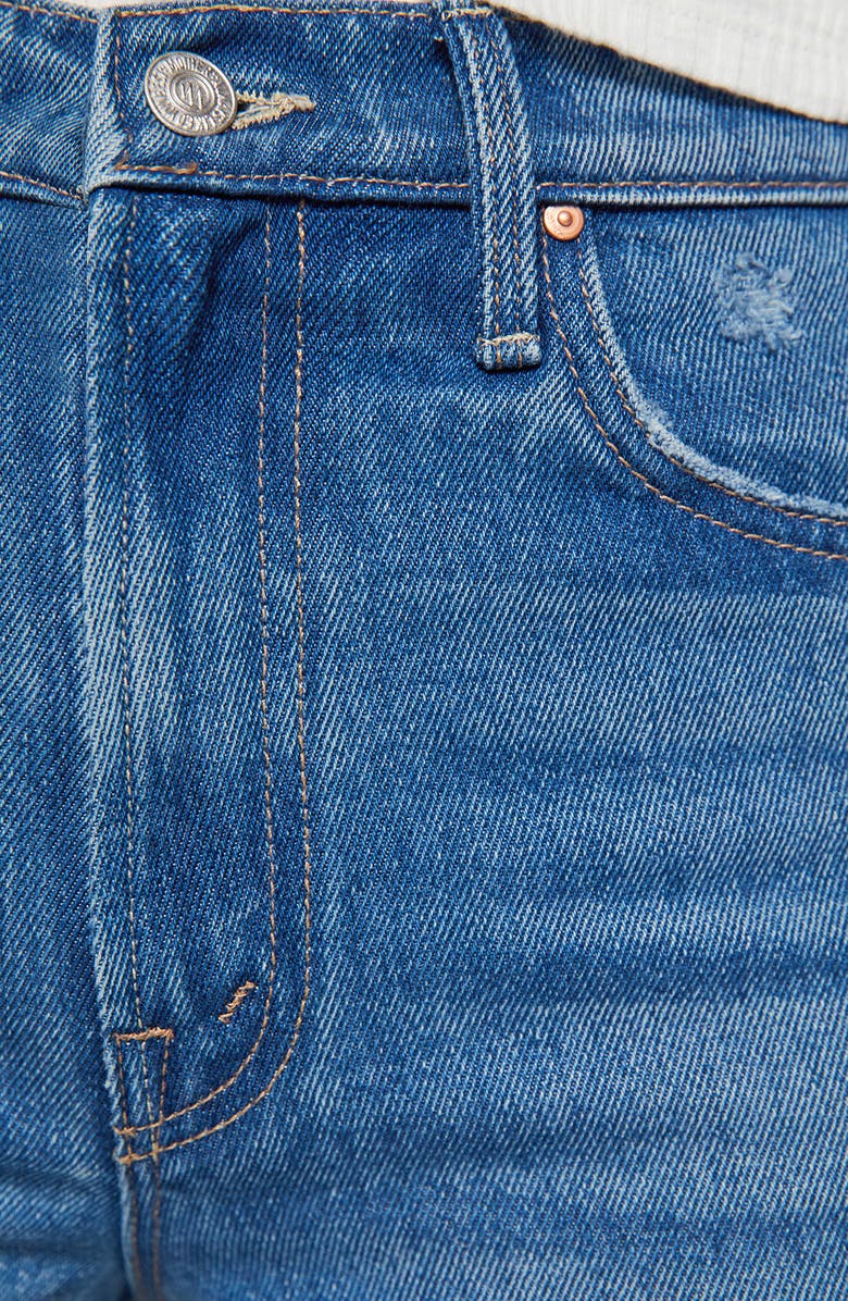 MOTHER The Ditcher Roller Wide Leg Jeans, Alternate, color, Tutu Much To Handle