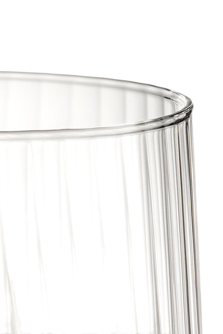 Poznan Optical Glass Tumbler 18 oz Transparent Set of 8, Alternate, color, Clear
