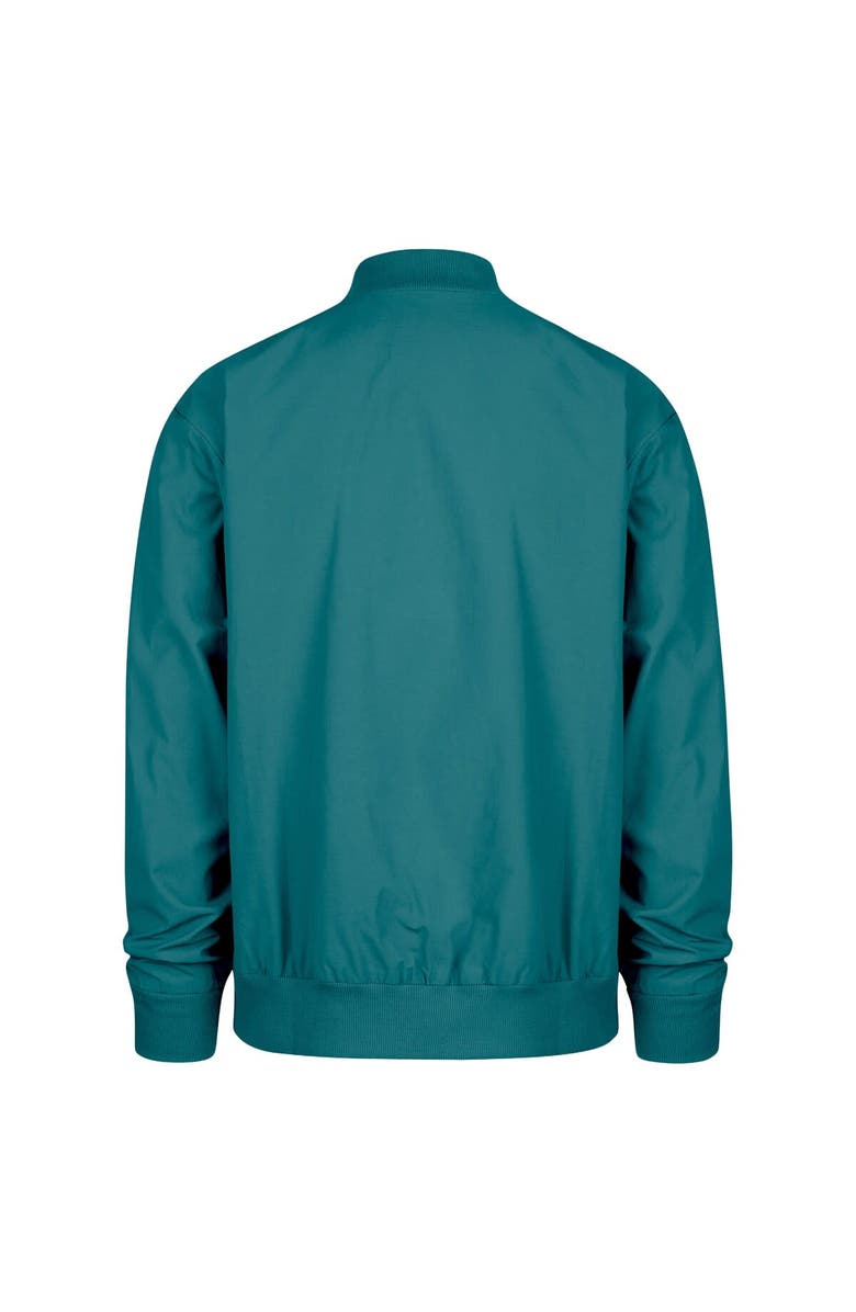 '47 Men's '47  Hunter Green Los Angeles Dodgers Anderson Twill Full-Snap Bomber Jacket, Alternate, color, Hunter Green