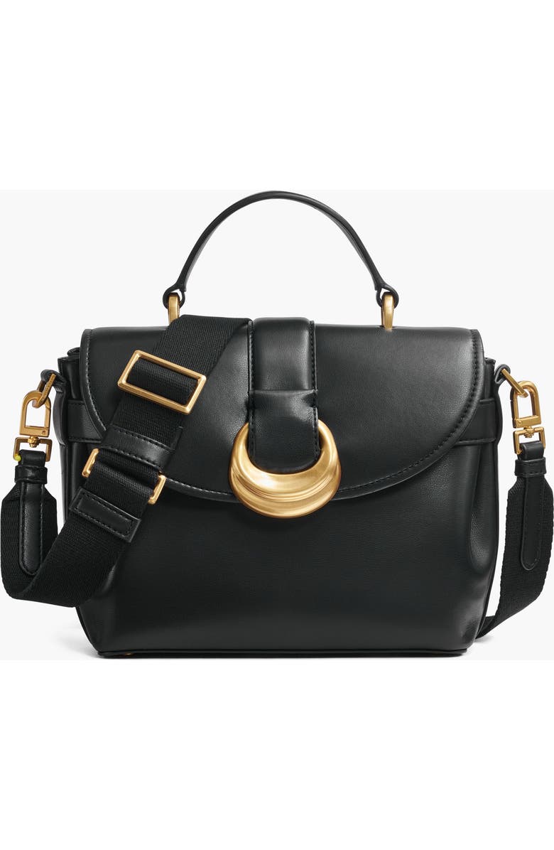 Donna Karan New York Valley Stream Satchel, Main, color, Blk/Gold
