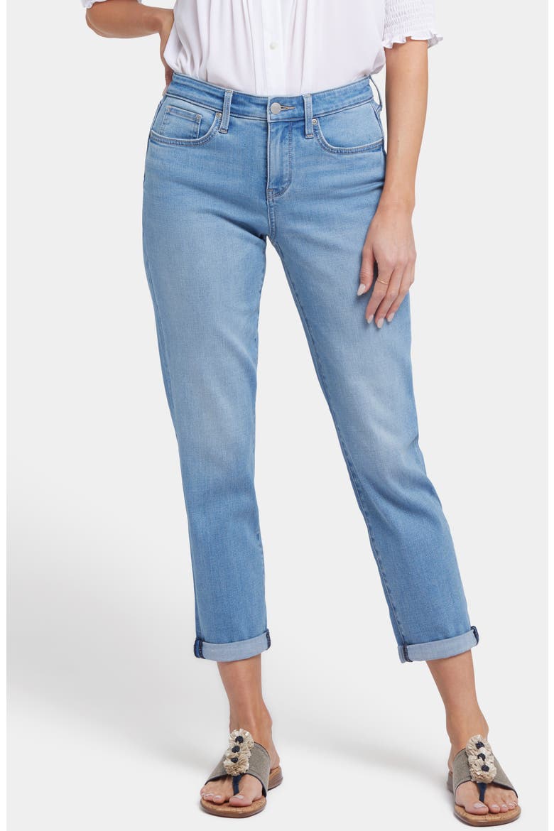 Margot Girlfriend Jeans, Main, color, SALAMANCA SUN