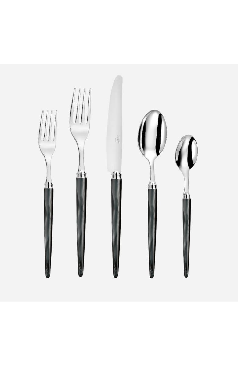 CAPDECO Tang - 5 Piece Place Setting, Main, color, Black