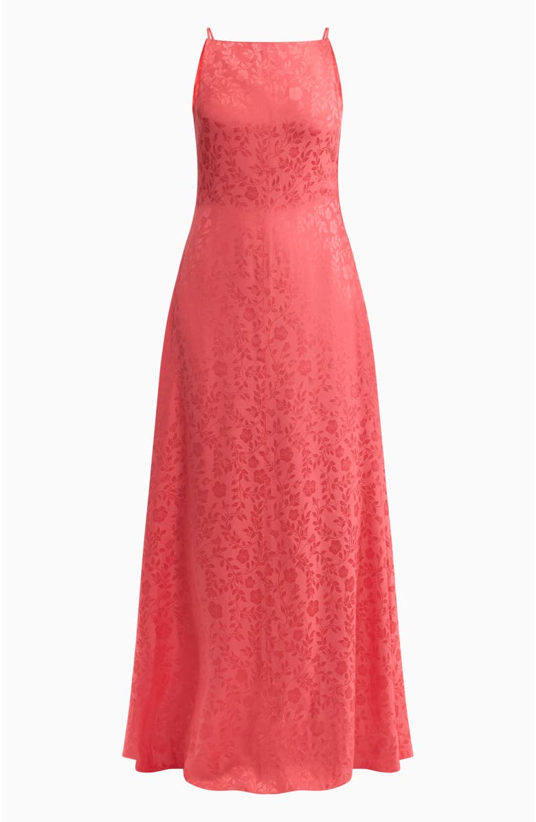 Rebecca Taylor Emery Jacquard Dress, Alternate, color, Coral Blush