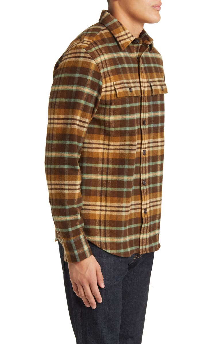 L.L.Bean Plaid Slim Fit Signature 1933 Chamois Flannel Button-Up Shirt, Alternate, color, 