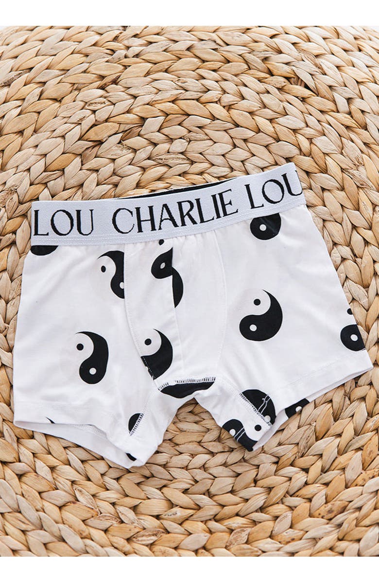 Charlie Lou Baby<sup>®</sup> Yin & Yang Boxer Briefs, Alternate, color, White