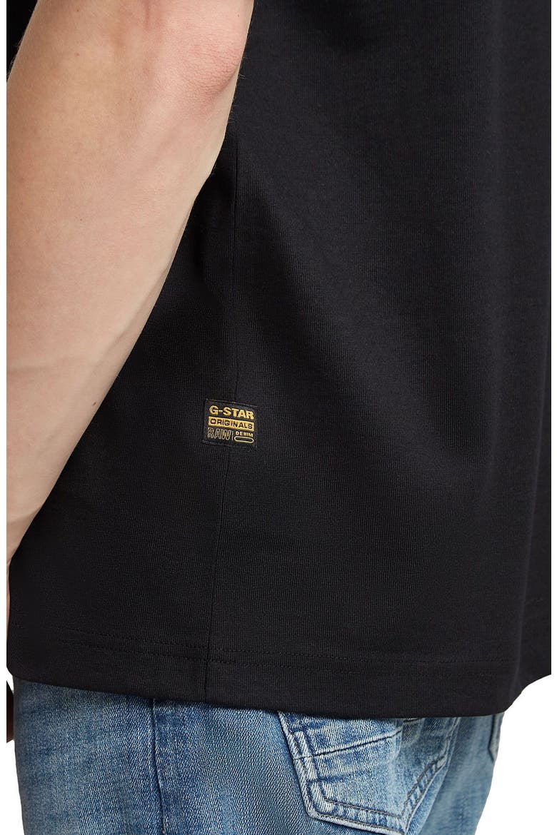 Sprayed 89 Boxy Organic Cotton Graphic T-Shirt, Alternate, color, DARK BLACK