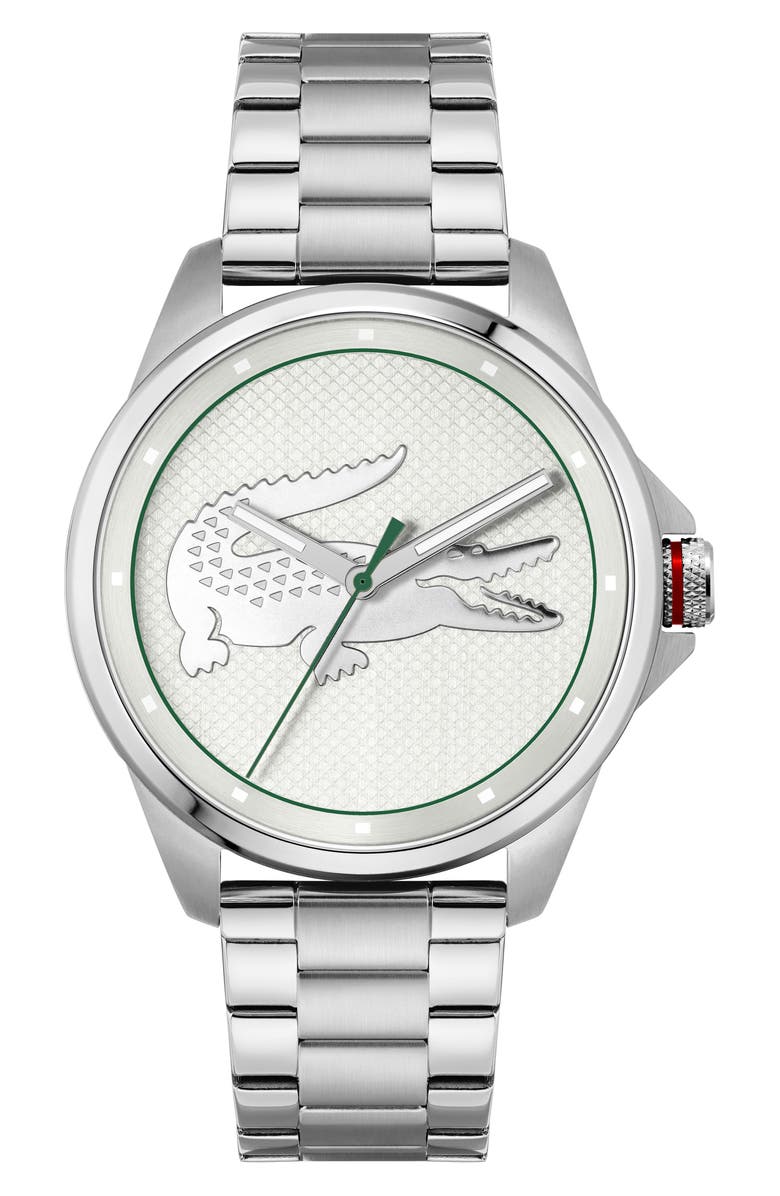 Lacoste Le Croc Bracelet Watch, 43mm, Main, color, 