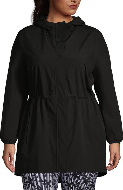 Plus size packable raincoat best sale