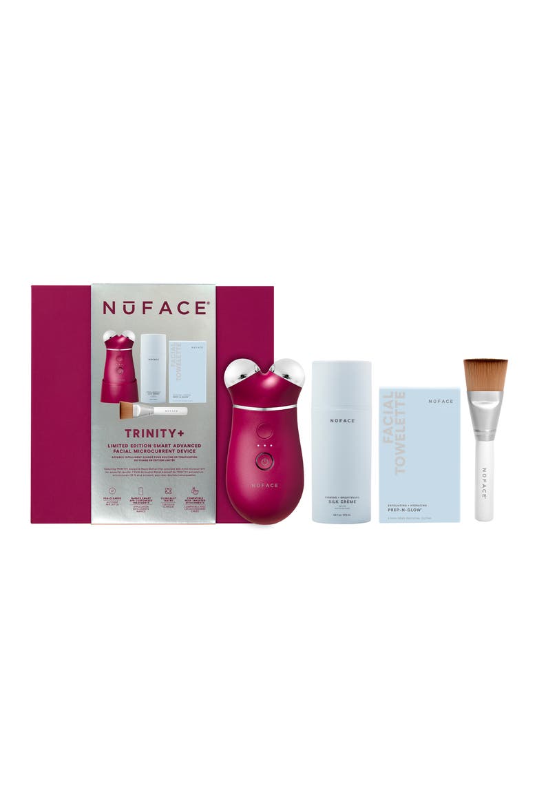 TRINITY+ Smart Advanced Facial Microcurrent Device Kit $502 Value, Main, color, VELVET ROSE