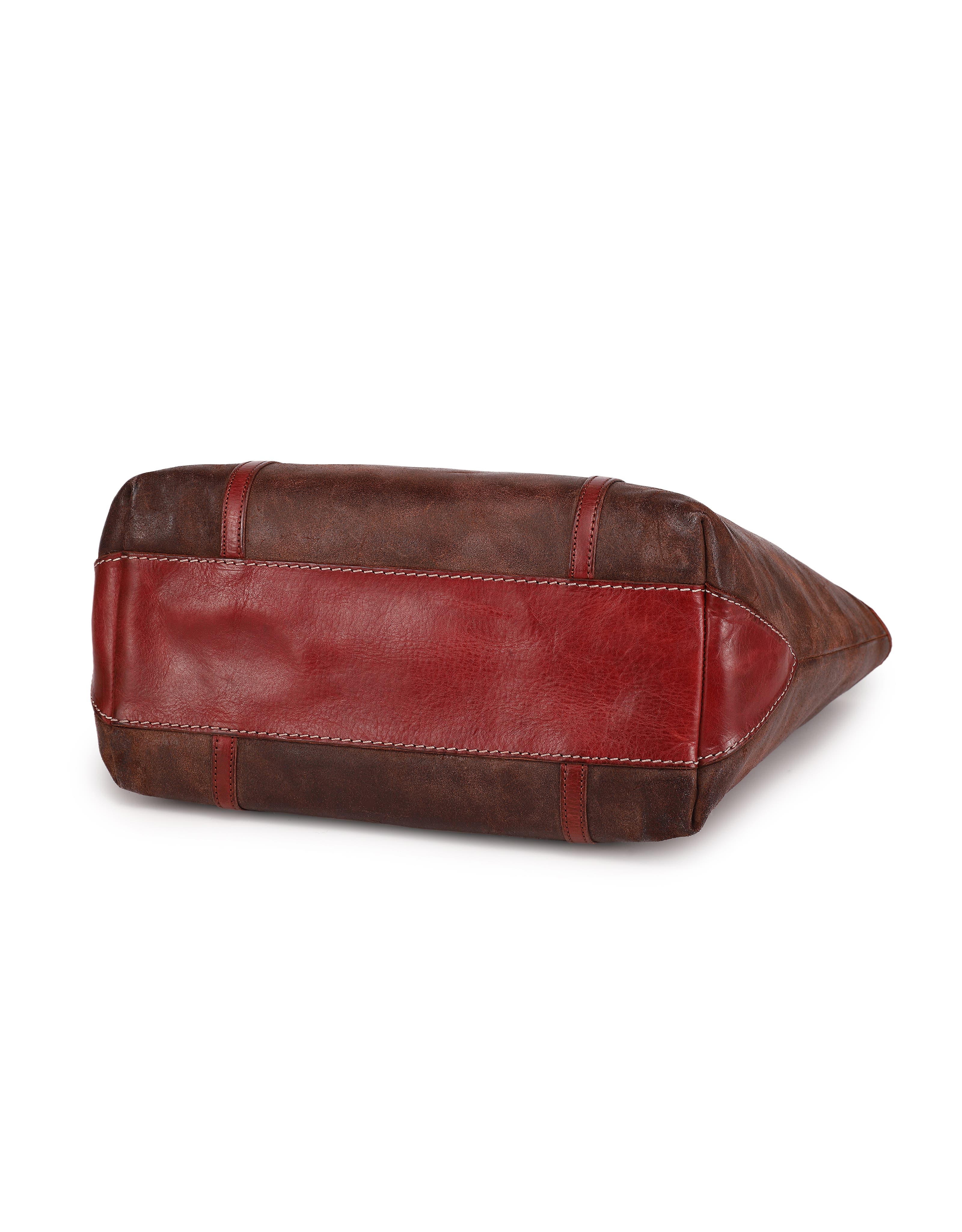 OLD TREND Alder Genuine Leather Everyday Shoulder Tote, Alternate, color, Brown