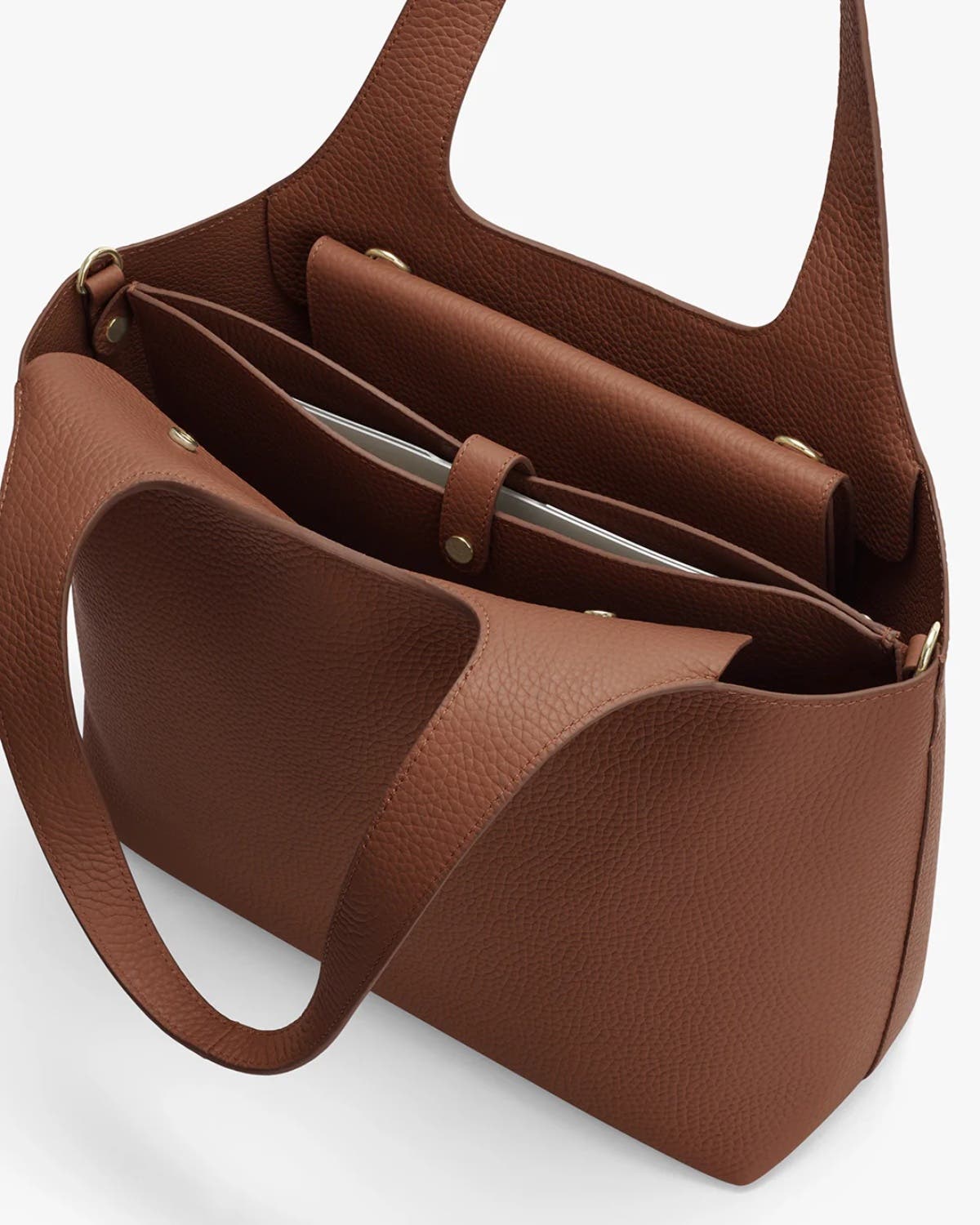 Cuyana System Tote 13-inch, Alternate, color, Dark Chestnut