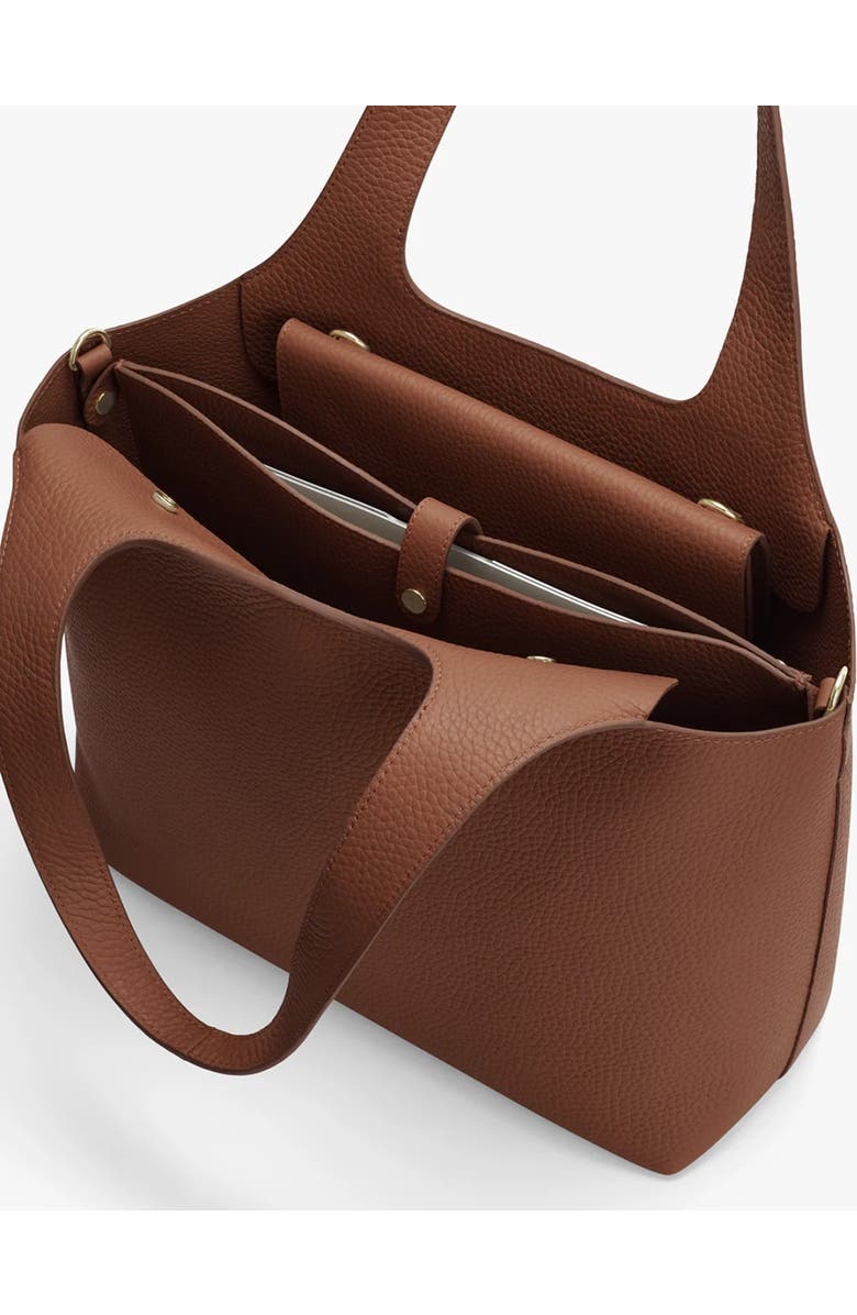 Cuyana System Tote 13-inch, Alternate, color, Dark Chestnut