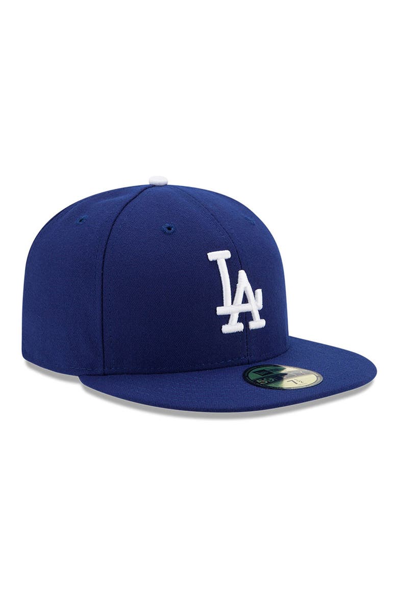 Youth New Era Royal Los Angeles Dodgers Authentic Collection On-Field Game 59FIFTY Fitted Hat, Main, color, ROYAL