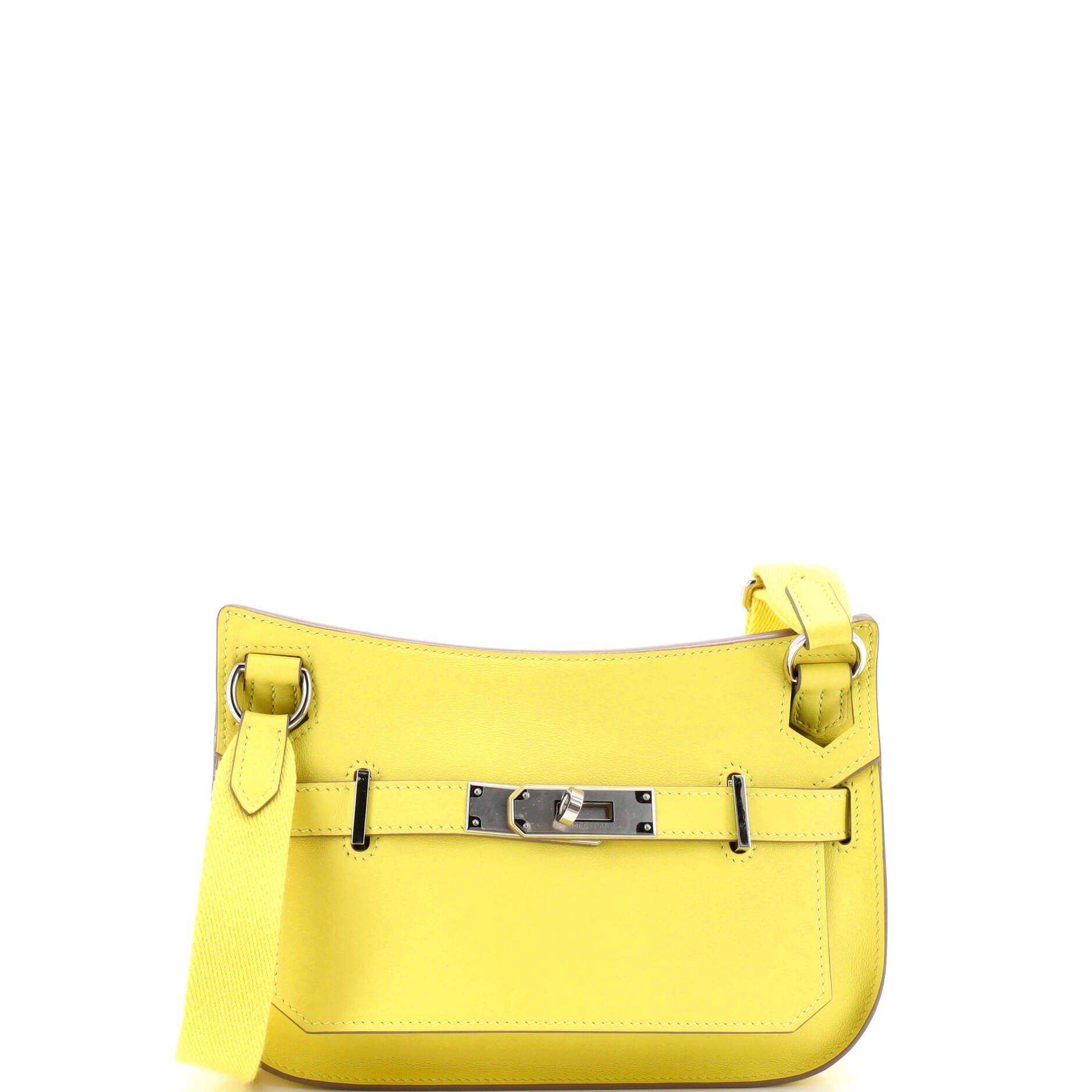 Pre-Owned Hermes Jypsiere Bag Swift Mini, Main, color, Lime