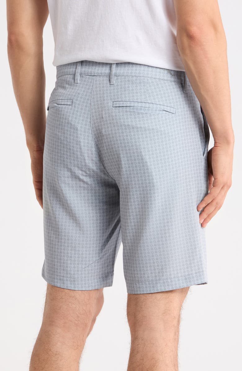Tommy Bahama Geo Ace Shot Printed Shorts, Alternate, color, Argent