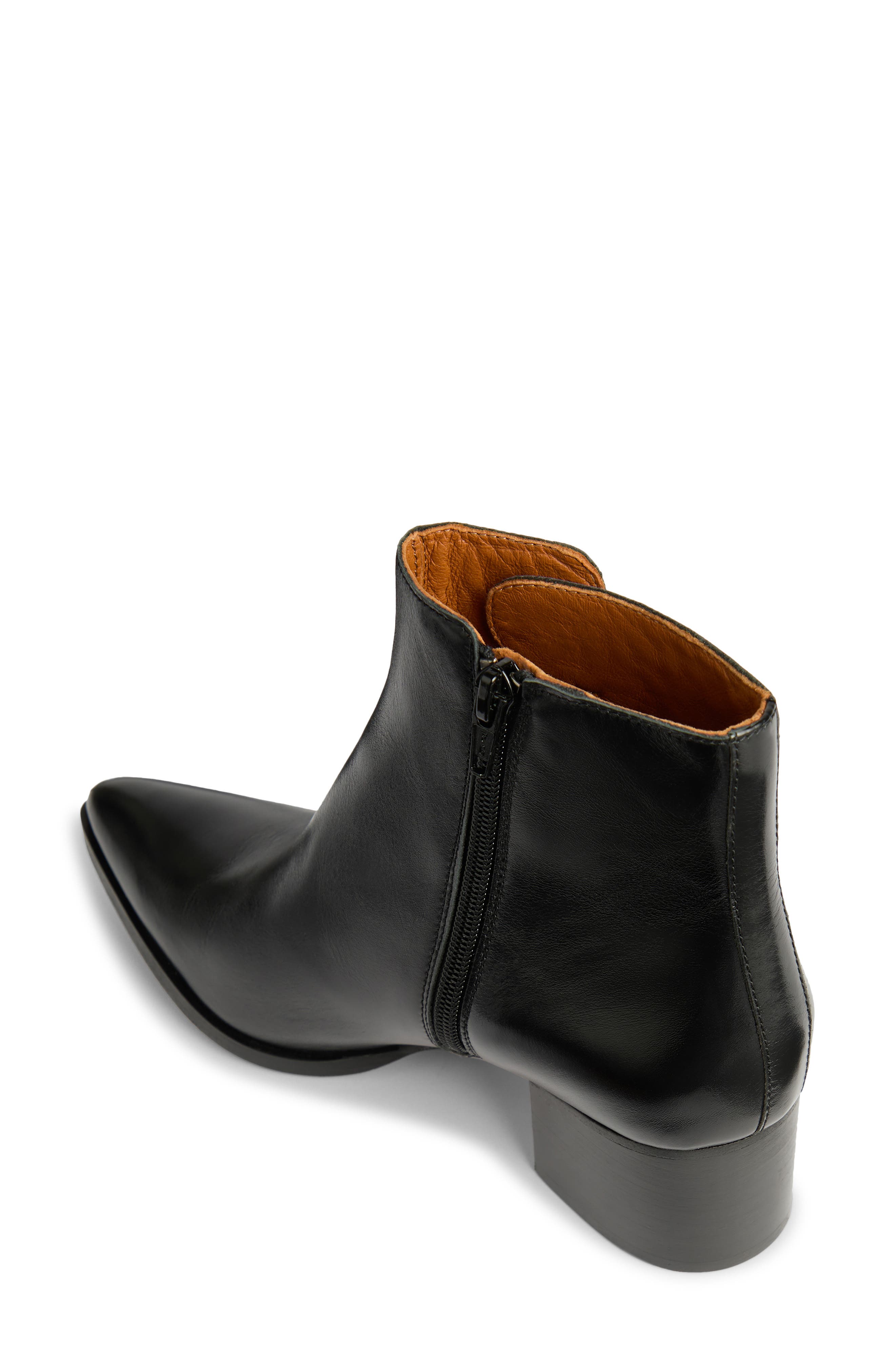 LK Bennett Cicilia Block Heel Bootie, Alternate, color, Black