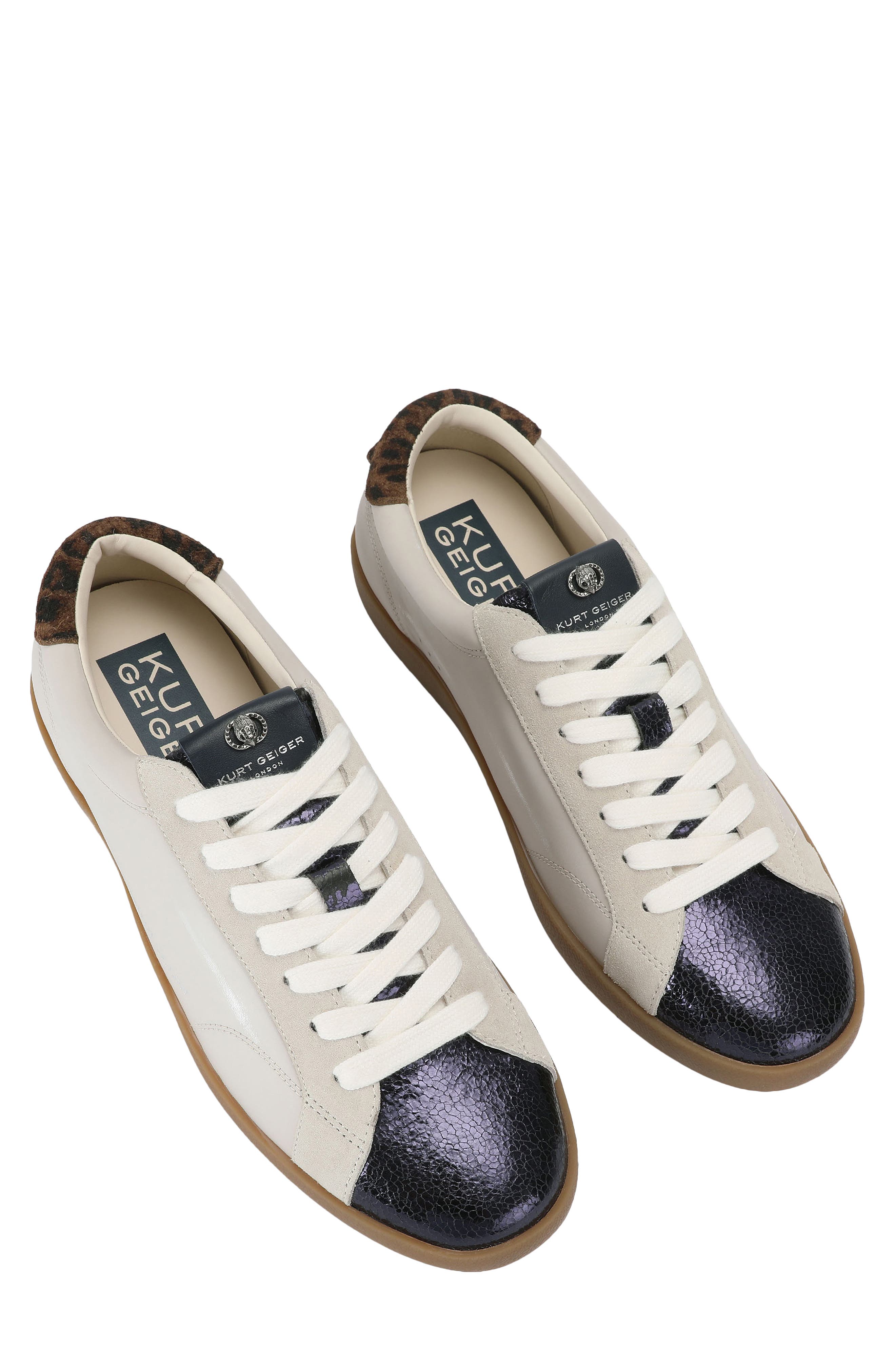 Strand Leather Sneaker, Alternate, color, OPEN WHITE