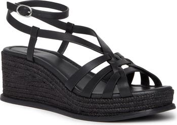 PAIGE Jill Espadrille Ankle Strap Platform Wedge Sandal
