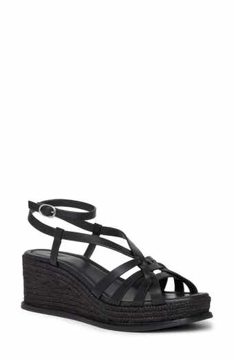 PAIGE Jill Espadrille Ankle Strap Platform Wedge Sandal