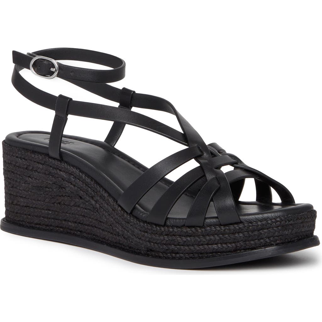 PAIGE PAIGE JILL ESPADRILLE ANKLE STRAP PLATFORM WEDGE SANDAL