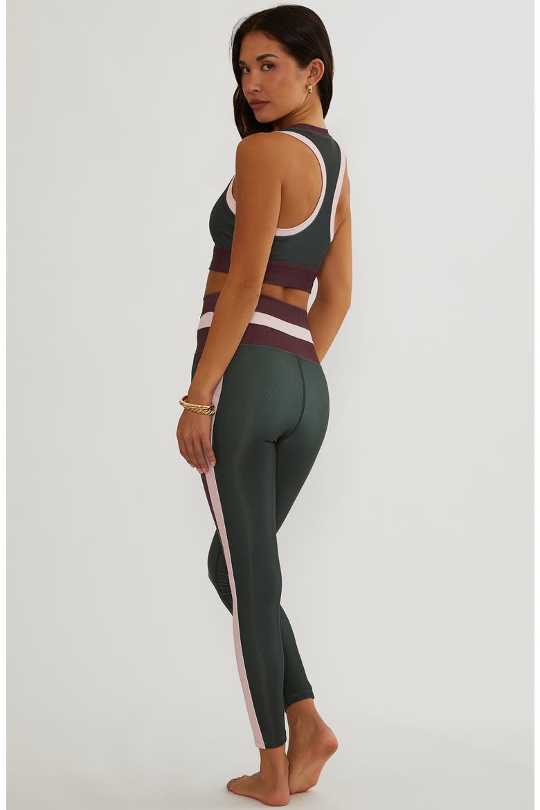 Mariella High Waist Leggings, Alternate, color, WILD BERRY COLORBLOCK