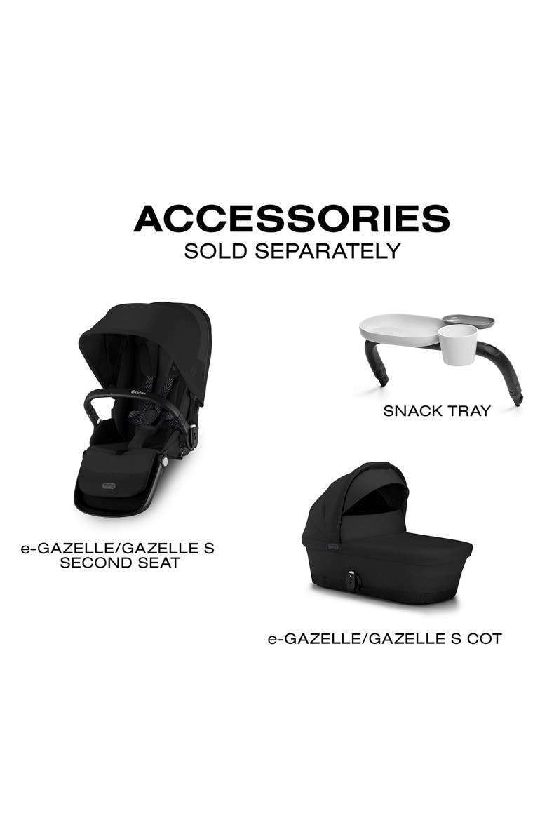 CYBEX e-Gazelle S Stroller & Cloud G Pro Car Seat Travel System, Alternate, color, 