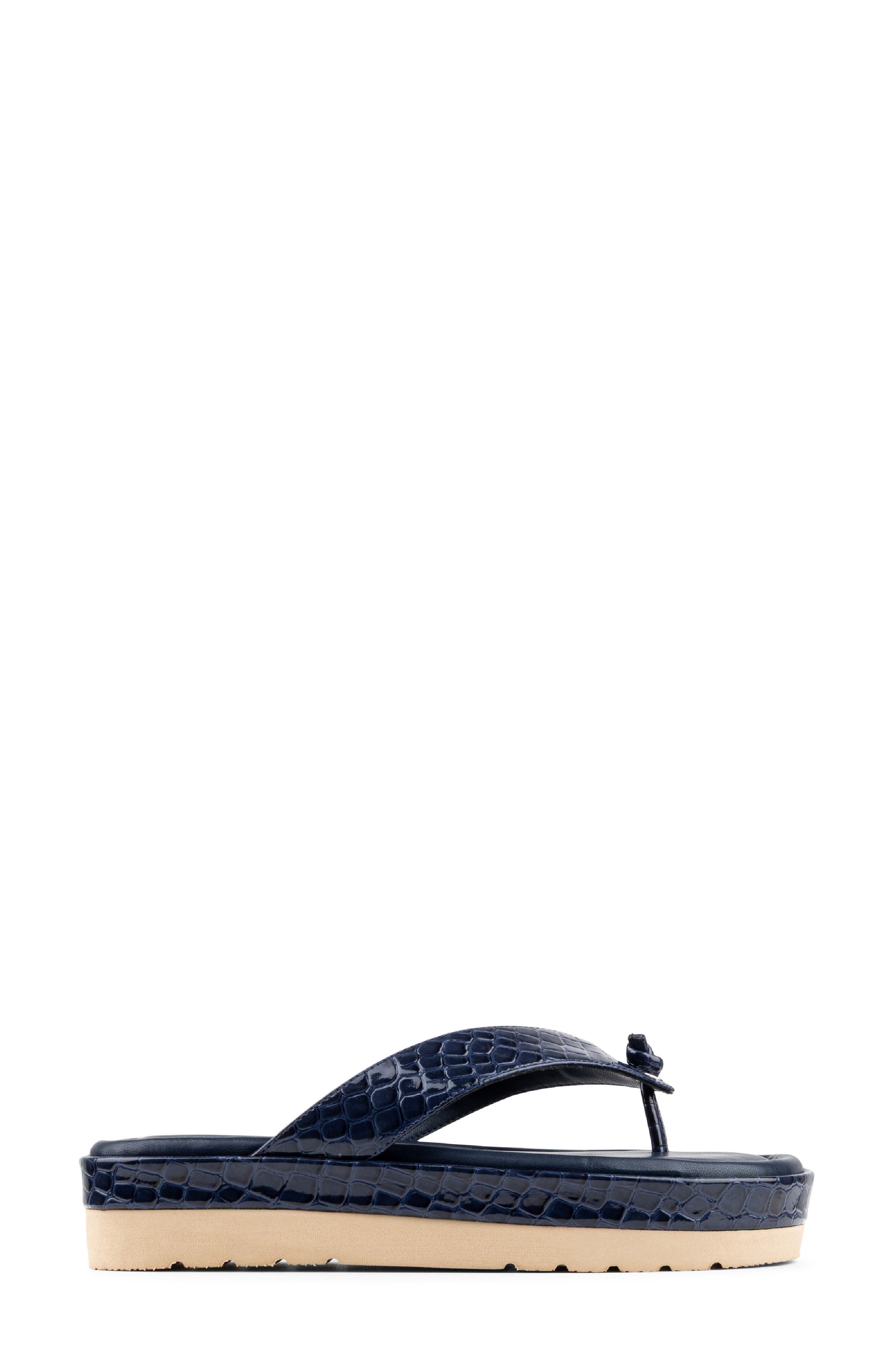 Donald Pliner Thong Sandal, Alternate, color, Navy